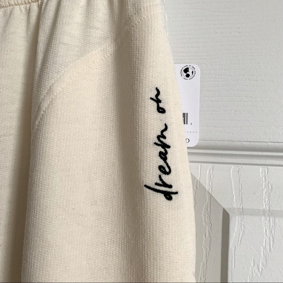 Free People Cozy Cool Lounge Wide Leg Pants Ivory - Picture 11 of 14